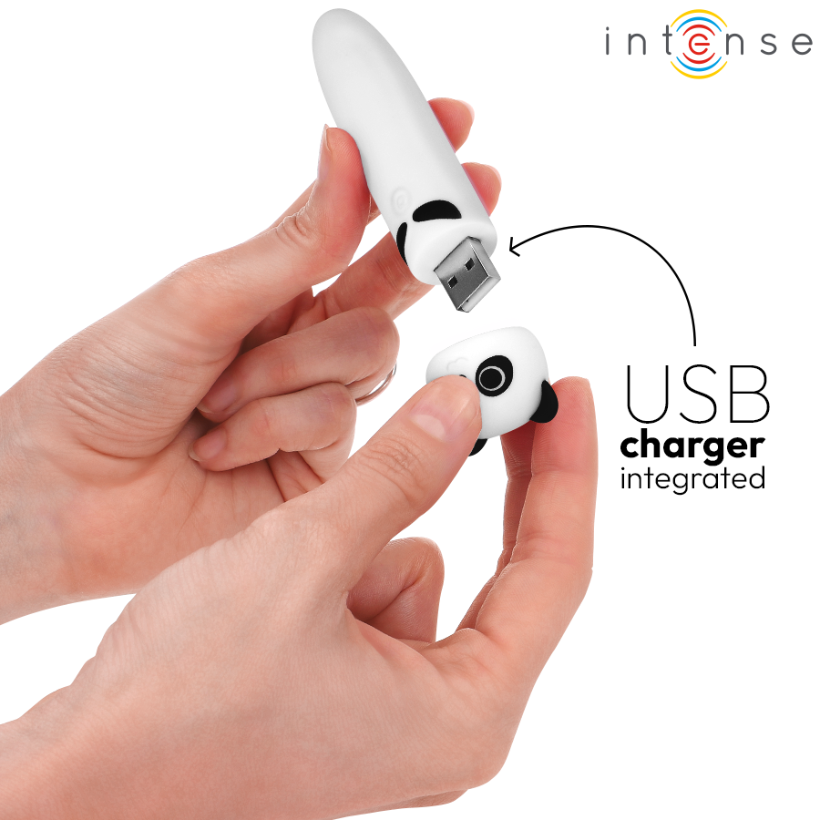 INTENSO - POH PANDA VIBRATING BULLET USB RECARREGÁVEL 10 X 2,2 CM - Image 4