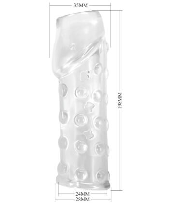 Visão alternativa de PRETTY LOVE - MANGA PARA PÊNIS APERTADA E VOLUMOSA TRANSPARENTE