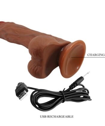 BAILE - CALISTO DILDO REALISTA 24 CM CARNE - Image 2