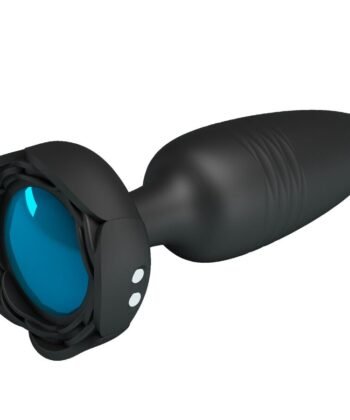 Visão alternativa de PRETTY LOVE - TARION ANAL PLUG COM LUZ LED PRETO 12,5 CM