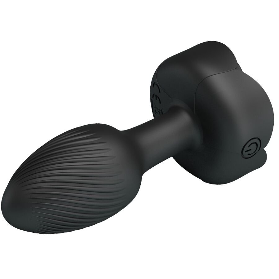 PRETTY LOVE - OLMAN PLUG ANAL COM LUZ LED PRETO 8,8 CM - Imagem 5