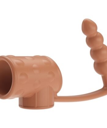 Visão alternativa de PRETTY LOVE - MANGA PARA PÊNIS COM PLUG ANAL NATURAL