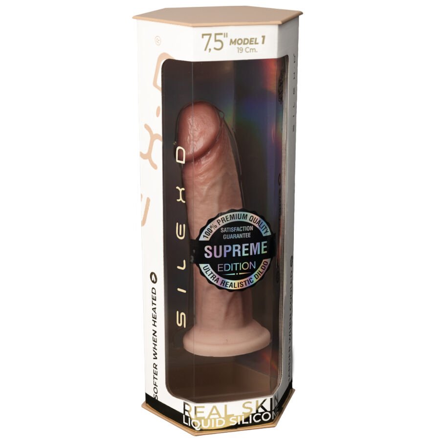 SILEXD - MODELO DE PÊNIS REALÍSTICO 2 SILICONE TERMORATIVO PREMIUM 19 CM - Image 2