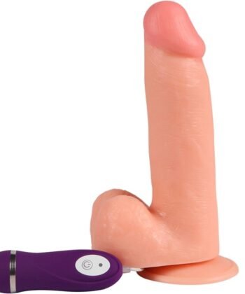 SHEQU - ADAM VIBRADOR DILDO COM CONTROLE REMOTO 21 CM