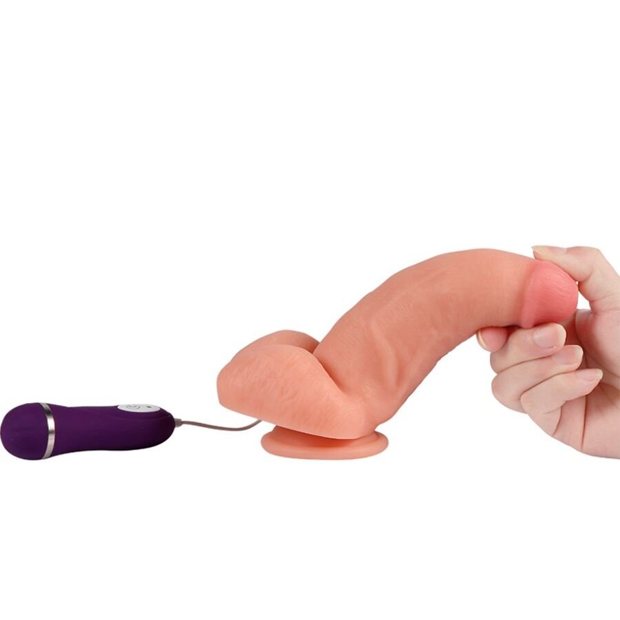 SHEQU - RED EAGLE VIBRADOR DILDO COM CONTROLE REMOTO 17 CM - Imagem 5