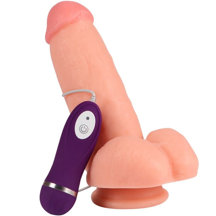 SHEQU - RED EAGLE VIBRADOR DILDO COM CONTROLE REMOTO 17 CM - Imagem 3