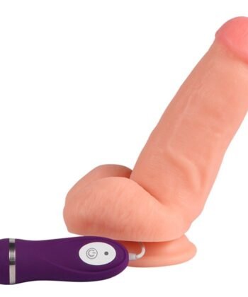 SHEQU - RED EAGLE VIBRADOR DILDO COM CONTROLE REMOTO 17 CM