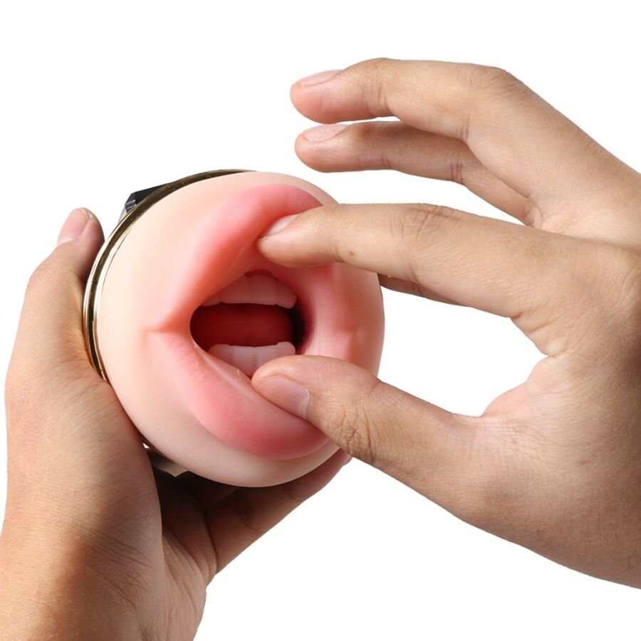 SHEQU - KAY MASTURBADOR DUPLO COM BOCA DUPLA E VIBRAÇÃO DE VAGINA - Image 2