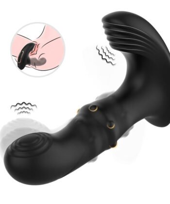ARMONY - VIBRADOR ANAL DE PRÓSTATA CONTROLE REMOTO PRETO