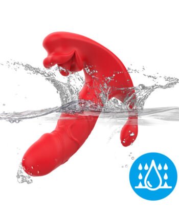 ARMONY - VIBRADOR ANAL CUECA C E ESTIMULADOR DO PONTO G COMANDO À DISTÂNCIA VERMELHO - Imagem 3