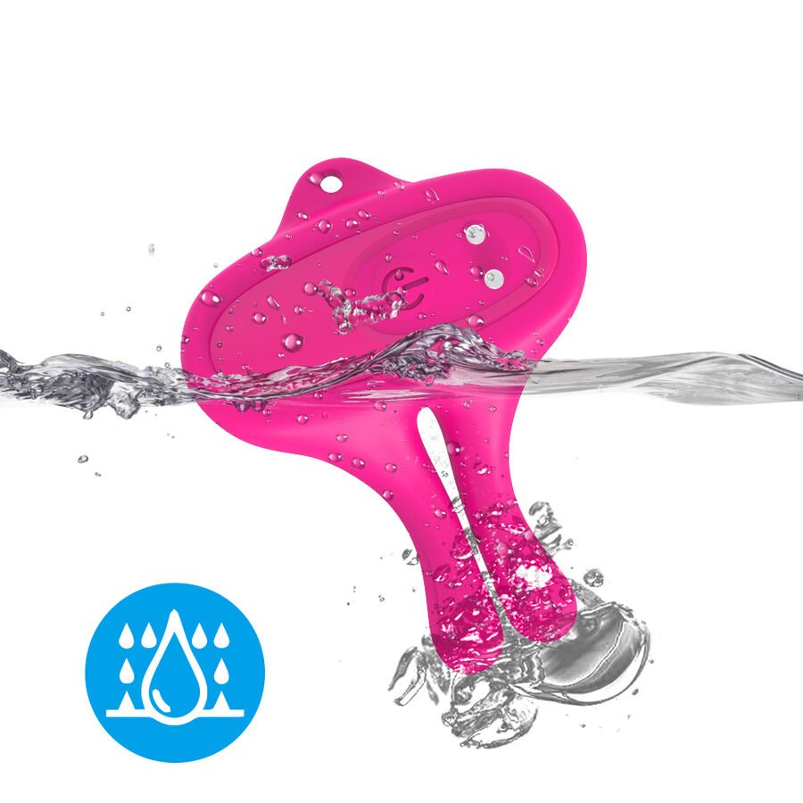 ARMONY - GRAMPOS MAGNÉTICOS DE MAMILOS COM VIBRAÇÃO EM FORMA DE COELHO ROSA - Imagem 4