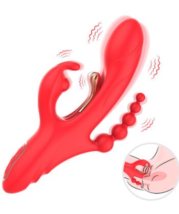 Alternative view of ARMONY - ESTIMULADOR DE PONTO G E CLITÓRIS VIBRADOR VERMELHO