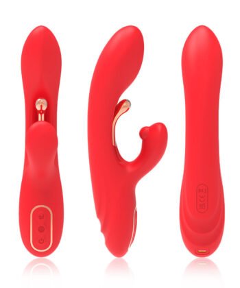 ARMONY - VIBRADOR ESTIMULADOR DE PONTO G E CLITÓRIS COM LÍNGUA OSCILANTE VERMELHO - Image 4