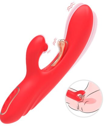 ARMONY - VIBRADOR ESTIMULADOR DE PONTO G E CLITÓRIS COM LÍNGUA OSCILANTE VERMELHO - Image 5