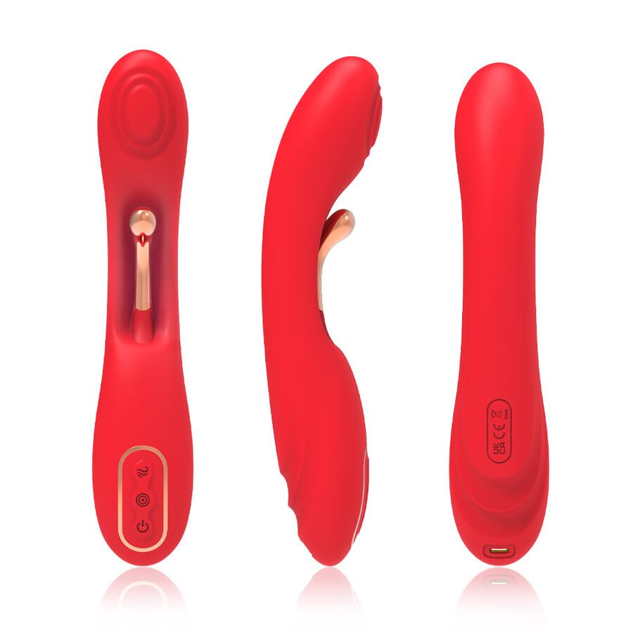 ARMONY - VIBRADOR COM LÍNGUA OSCILANTE VERMELHO - Image 3