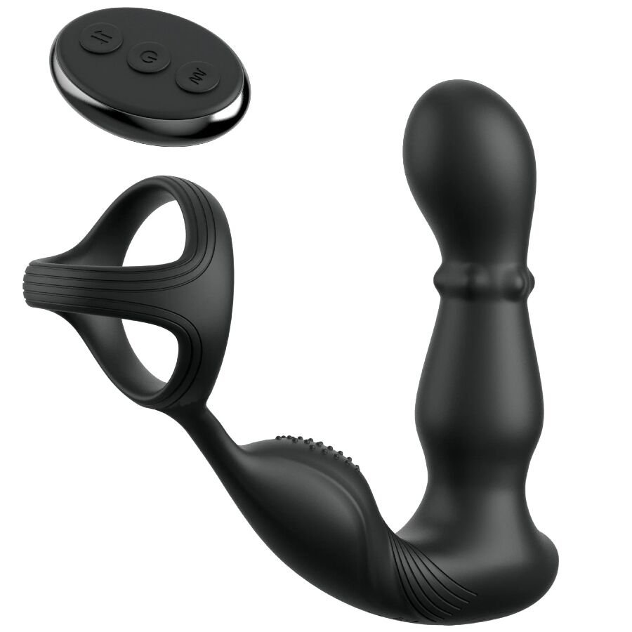 COLEÇÃO ANAL FANTASY ELITE - ANEL ANAL VIBRANTE E MASSAGEADOR COM CONTROLE REMOTO