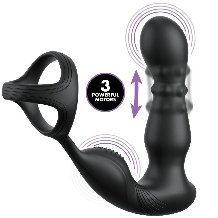COLEÇÃO ANAL FANTASY ELITE - ANEL ANAL VIBRANTE E MASSAGEADOR COM CONTROLE REMOTO - Image 3