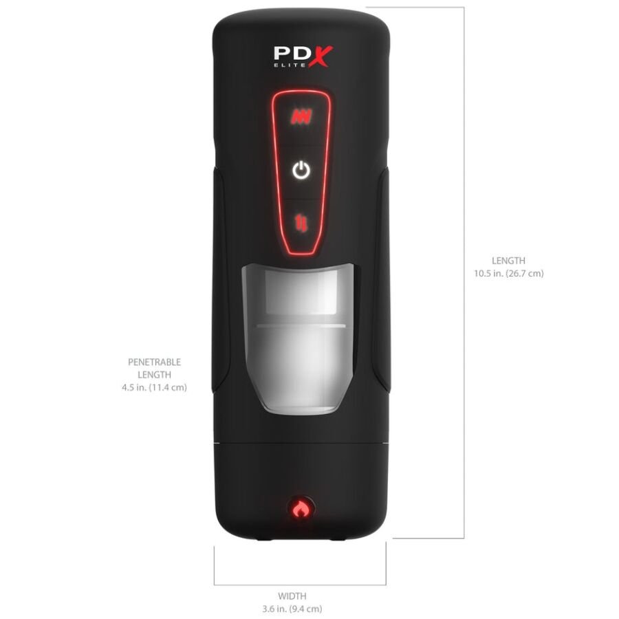 PDX ELITE - MASTURBADOR AUTOMÁTICO MILK ME HOTTER COM VIBRAÇÃO DE EFEITO DE CALOR E IMPULSÃO - Image 5