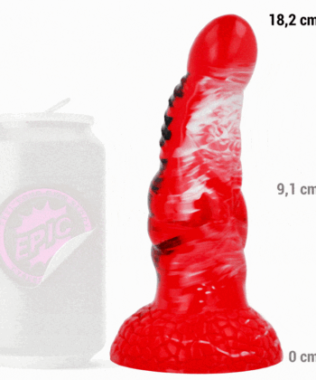 ÉPICO - DILDO AGNIS CRIMSON FIRE - Imagem 4