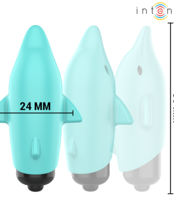Visão alternativa de INTENSE - BALA VIBRANTE ECHO AZUL GOLFINHO 8 X 4,7 CM