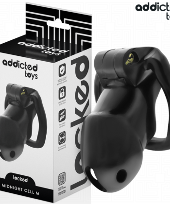 ADDICTED TOYS LOCKED - GAIOLA PENIANA MINDNIGHT CELL, TAMANHO M