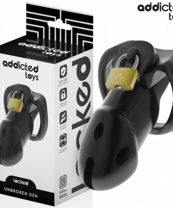 ADDICTED TOYS LOCKED - GAIOLA DE PÊNIS DEN INQUEBRÁVEL 9,8 CM