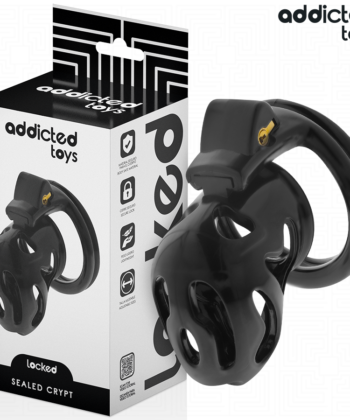 ADDICTED TOYS LOCKED - GAIOLA DE PÊNIS CRYPT SELADA 8 CM