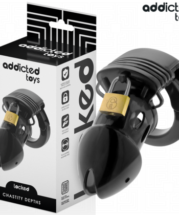 ADDICTED TOYS LOCKED - GAIOLA PARA PÊNIS CHASTITY DEPHHS 7,5 CM
