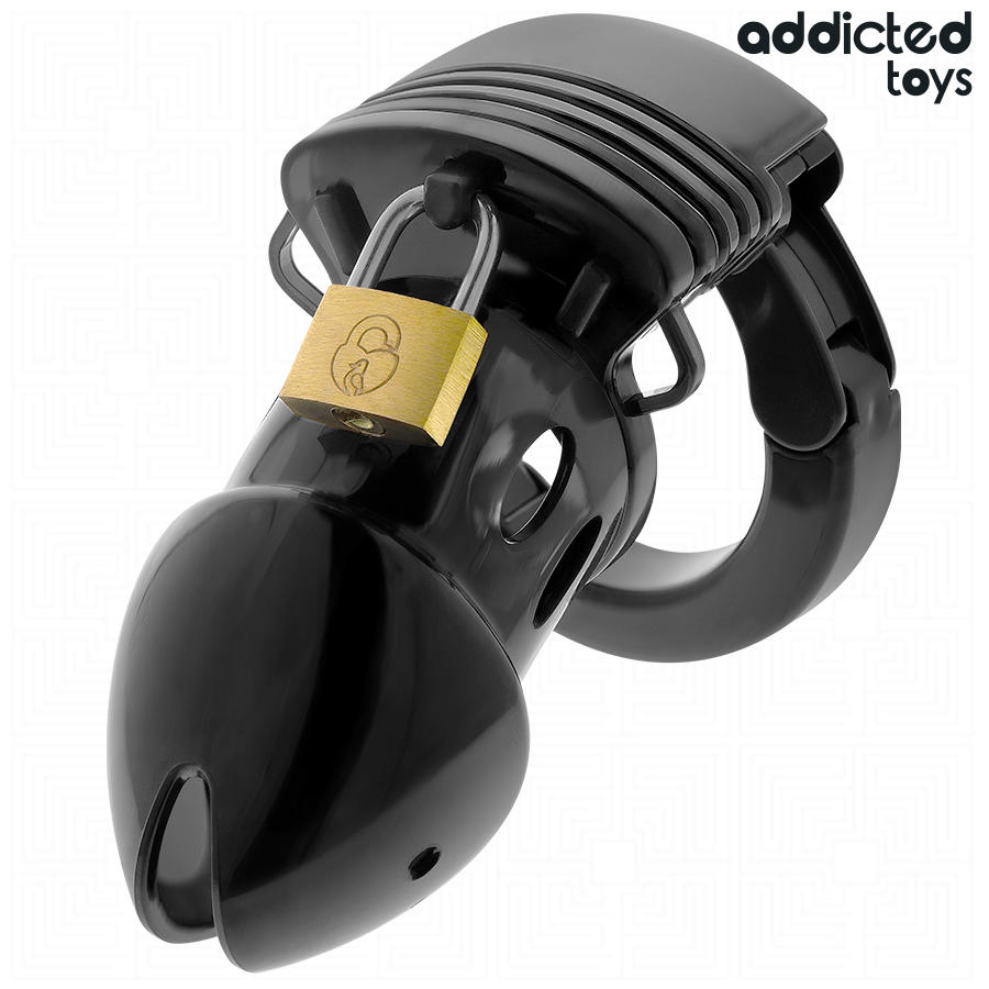 ADDICTED TOYS LOCKED - GAIOLA PARA PÊNIS CHASTITY DEPHHS 7,5 CM - Imagem 2