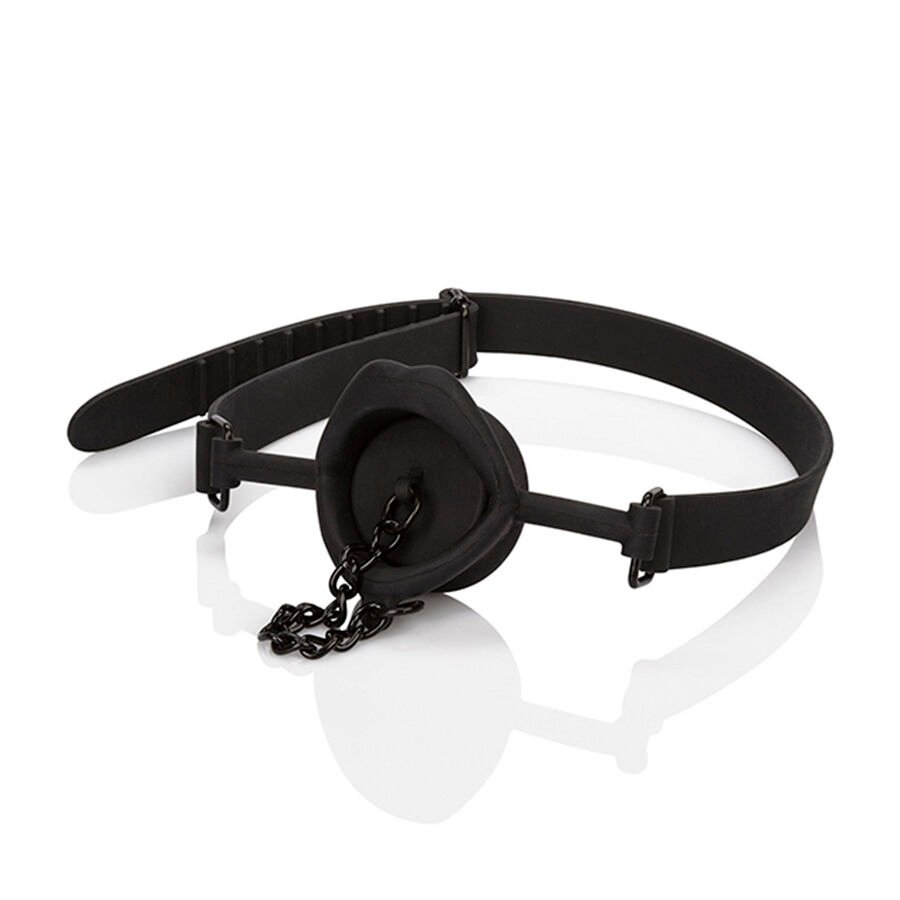 CALEXOTICS - SCANDAL MORDAÇA COM PLUG DE SILICONE PRETO - Imagem 2