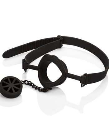 CALEXOTICS - SCANDAL MORDAÇA COM PLUG DE SILICONE PRETO