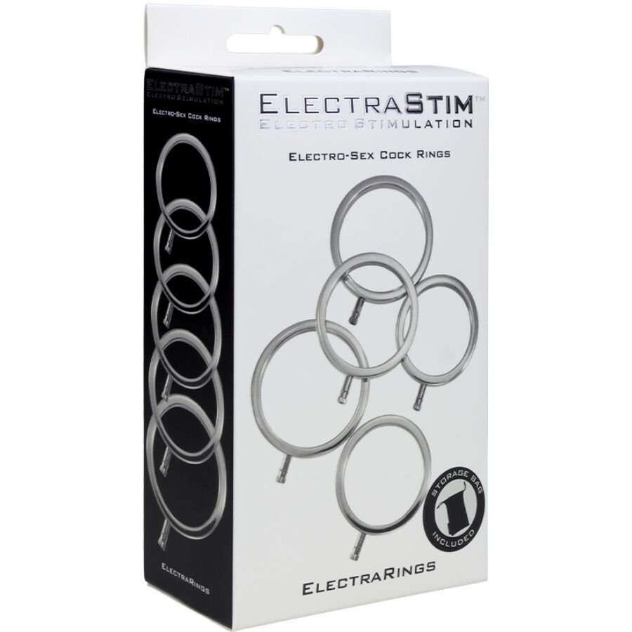 ELECTRASTIM - ANÉIS DE METAL ELECTRARINGS PACOTE COM 5 - Image 3