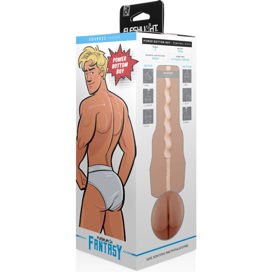 FLESHLIGHT FANTASY - MASTURBADOR ANO POWER BOTTOM BOY - Imagem 5
