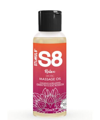 STIMUL8 - S8 RELAX ÓLEO DE MASSAGEM ERÓTICA CHÁ VERDE 50 ML