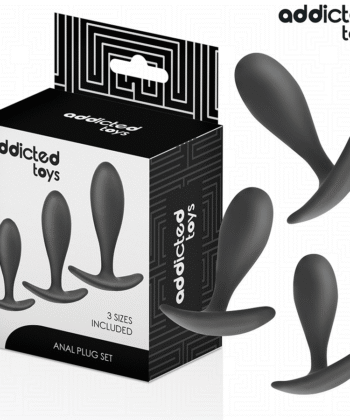 Alternative view of ADDICTED TOYS - CONJUNTO DE 3 PLUG ANAL MODELO 2