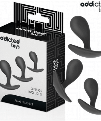 Alternative view of ADDICTED TOYS - CONJUNTO DE 3 PLUG ANAL MODELO 3