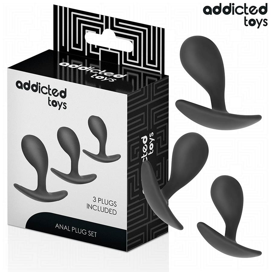 ADDICTED TOYS - CONJUNTO DE 3 PLUG ANAL MODELO 3 - Image 2