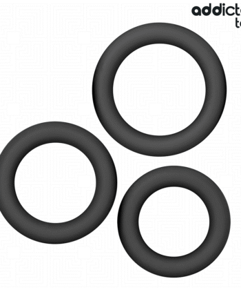 ADDICTED TOYS - CONJUNTO DE ANÉIS DE SILICONE MODELO 1