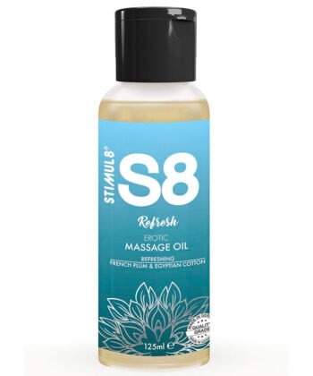 STIMUL8 - S8 REFRESH ÓLEO DE MASSAGEM DE ALGODÃO 125 ML