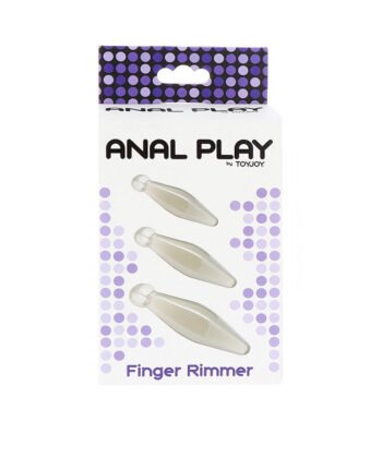 TOYJOY - ANAL PLAY FINGER RIMMER 3 PEÇAS TRANSPARENTE - Image 3