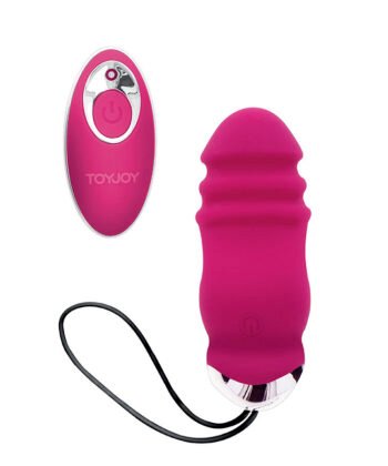 Visão alternativa de TOYJOY - FELICIDADE SUNN SIDE PARA CIMA E PARA BAIXO VIBRADOR FÚCSIA CONTROLE REMOTO
