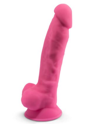 Alternative view of SILEXD - MODELO 1 PÊNIS REALISTA PREMIUM SILICONE SILEXPAN ROSA FLUORESCENTE 17,5 CM