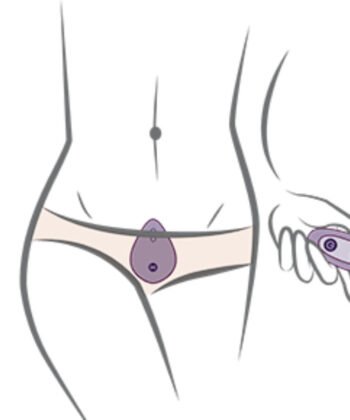 Visão alternativa de ROCKS-OFF - VIBRADOR KNICKERBOCKER GLORY CALCINHA DISCRETA ROSA