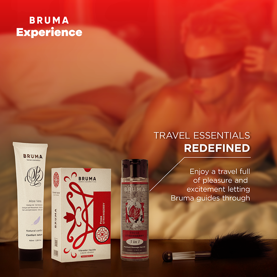 BRUMA XPERIENCE - KIT DE TENTAÇÃO VIBRO-ORGÁSMICA DE MORANGO DOCE - Image 5