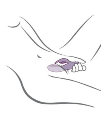 Visão alternativa de ROCKS-OFF - VIBRADOR GLO-GIRL PURPLE RABBIT