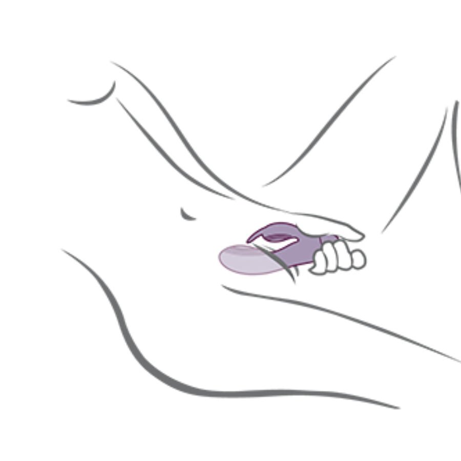 ROCKS-OFF - VIBRADOR GLO-GIRL PURPLE RABBIT - Image 2