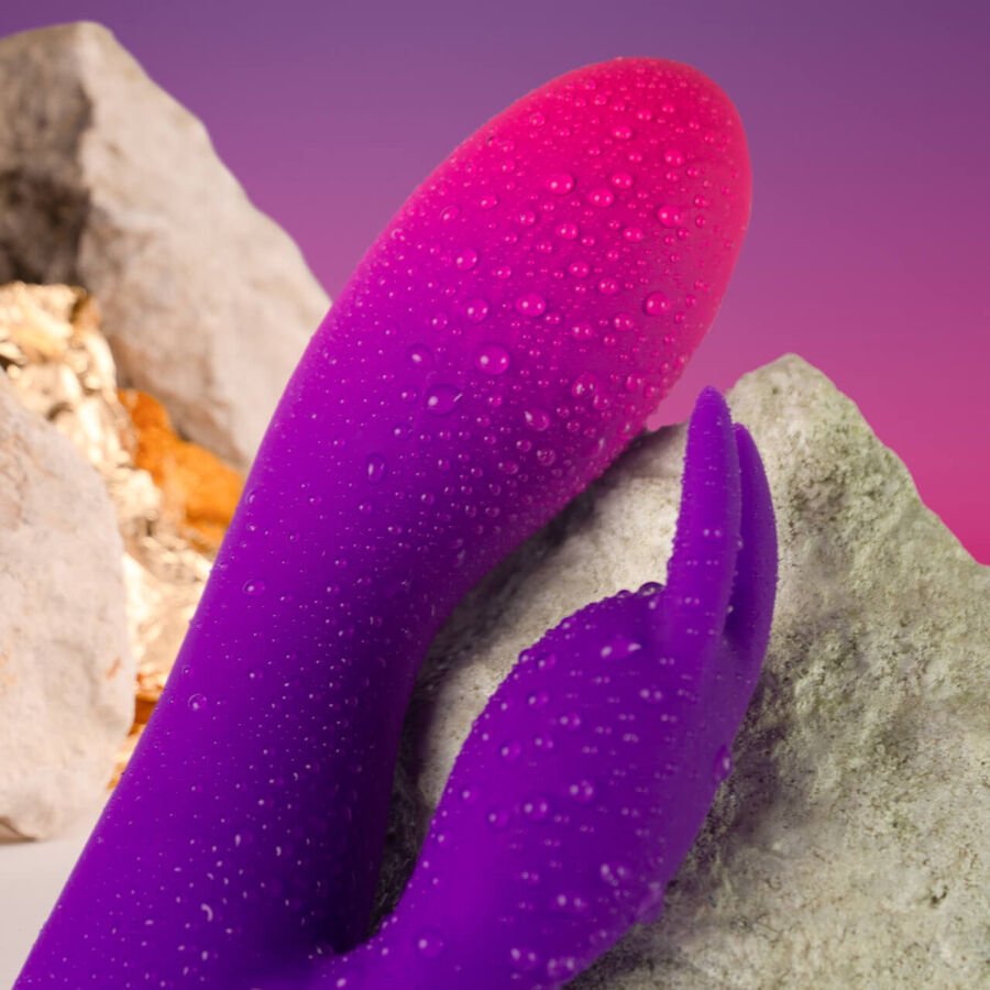 ROCKS-OFF - VIBRADOR GLO-GIRL PURPLE RABBIT - Image 5