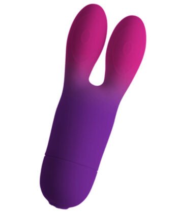 ROCKS-OFF - VIBRADOR FLEXÍVEL GLO-GIRL BUNNY ROXO