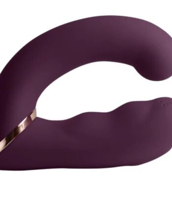 ROCKS-OFF - VIBRADOR DUPLO GEMINI ESTIMULADOR DE CLITÓRIS PONTO G ROXO