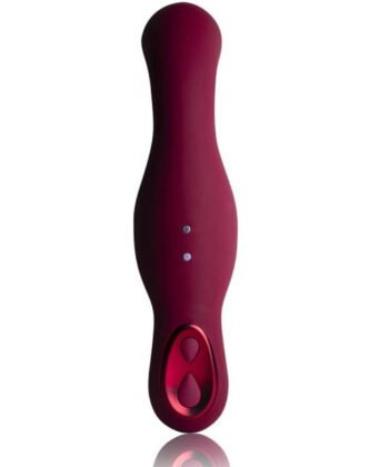 Visão alternativa de ROCKS-OFF - VIBRADOR PONTO G RUBY GLOW BLUSH VERMELHO